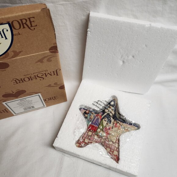 Jim Shore NATIVITY STAR ORNAMENT #4010627 NWT and BOX - Picture 9 of 10